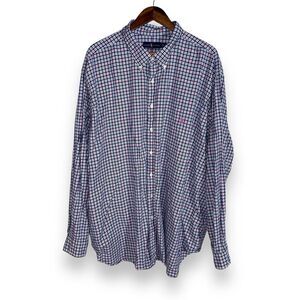 Polo Ralph Lauren Blue B&T L/S Button Down Shirt Size 4XB